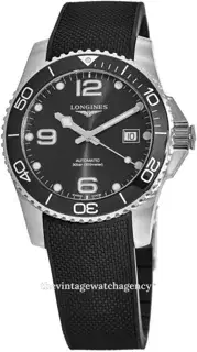 Longines Longines HydroConquest L3.782.4.56.9 43mm Stainless steel Black