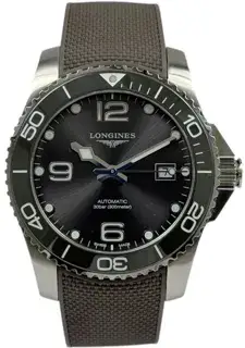 Longines Longines HydroConquest L3.781.4.76.9 41mm Stainless steel Gray