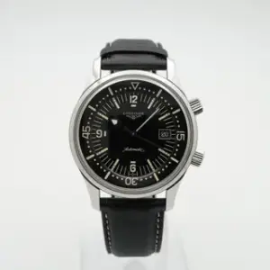 Longines Longines Heritage L3.674.4.50.0 42mm Stainless steel Black
