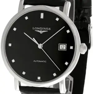 Longines Longines Elegant L48104572 37mm Stainless steel Black