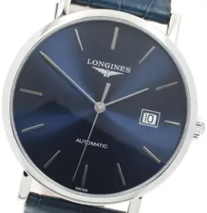 Longines Longines Elegant L4.910.4 39mm Stainless steel Dark Blue