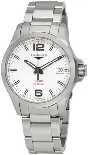 Longines Longines Conquest L3.716.4.76.6 41mm Stainless steel Silver