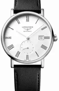 Longines Longines Elegant L4.812.4.11.0 39mm Stainless steel White