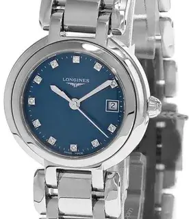 Longines Longines PrimaLuna L81104986 26.5mm Stainless steel Blue