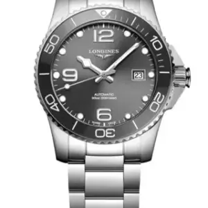 Longines Longines HydroConquest L3.781.4.76.6 41mm Stainless steel Gray