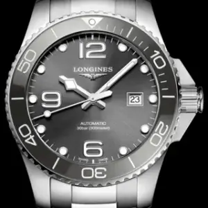 Longines Longines HydroConquest L3.782.4.76.6 43mm Stainless steel Gray