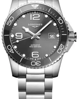 Longines Longines HydroConquest L3.781.4.76.6 41mm Stainless steel Gray