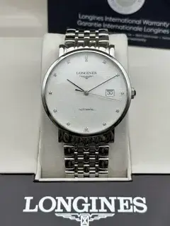 Longines Longines Elegant L4.910.4.77.6 39mm Stainless steel Silver