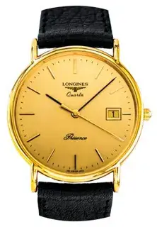Longines Longines Presence 6801 9 156 33mm Yellow gold and Stainless steel Golden