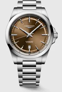 Longines Longines Conquest L3.830.4.62.6 Stainless steel Brown