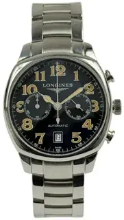 Longines Longines Heritage L2.705.4.53.6 43mm Stainless steel Black