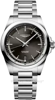 Longines Longines Conquest L3.720.4.52.6 Stainless steel Black