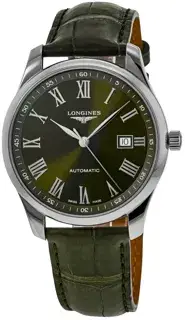 Longines Longines Master Collection L2.893.4.09.2 42mm Stainless steel Green