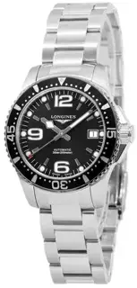 Longines Longines HydroConquest L37414566 39mm Stainless steel Black