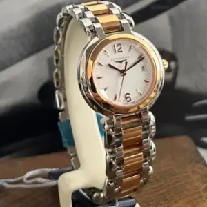 Longines Longines PrimaLuna L8.110.5.16.6 26.5mm Rose gold and Stainless steel White