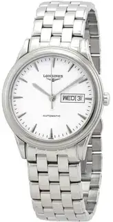Longines Longines La Grande Classique L4.899.4.12.6 38.5mm Stainless steel White