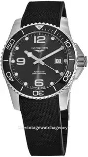 Longines Longines HydroConquest L3.781.4.56.9 41mm Stainless steel Black