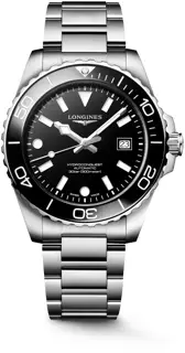 Longines Longines HydroConquest L3.788.4.56.6 42mm Stainless steel Black