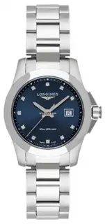 Longines Longines Conquest L33764976 29.5mm Stainless steel Blue