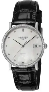 Longines Longines Elegant L4.809.0.87.2 34.5mm Stainless steel White