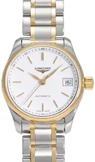 Longines Longines Master Collection L2.128.5.12.7 25.5mm Yellow gold and Stainless steel White