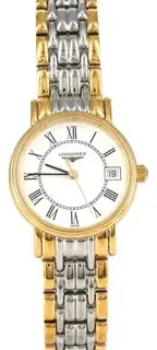 Longines Longines Presence L4.319.2.11.7 23.5mm Yellow gold and Stainless steel White