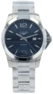 Longines Longines Conquest L3.760.4 43mm Stainless steel Blue