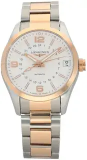 Longines Longines Conquest Classic L2.799.5 42mm Bi-Colour White