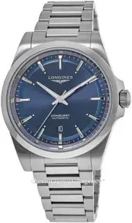 Longines Longines Conquest L3.830.4.92.6 41mm Stainless steel Blue