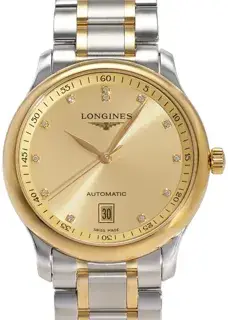 Longines Longines Master Collection L2.628.5.37.7 38.5mm Yellow gold and Stainless steel Champagne
