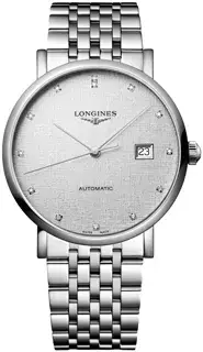Longines Longines Elegant L4.910.4.79.6 39mm Stainless steel Silver