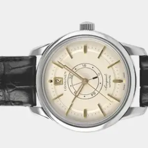 Longines Longines Conquest Heritage L1.648.4.78.2 38mm Stainless steel Champagne
