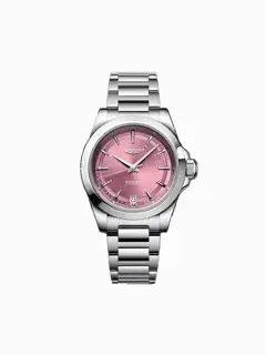 Longines Longines Conquest L3.430.4.99.6 34mm Stainless steel Pink