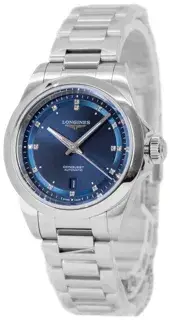Longines Longines Conquest L3.320.4.97.6 30mm Stainless steel Blue