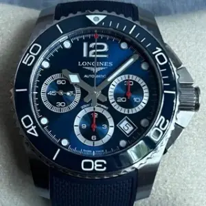 Longines Longines HydroConquest L37834969 41mm Stainless steel Blue