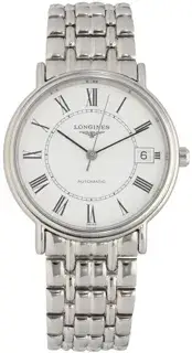 Longines Longines Presence L4.721.4 35mm Stainless steel White