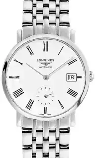 Longines Longines Elegant L4.312.4.11.6 34mm Stainless steel White