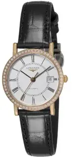 Longines Longines Elegant L4.378.9.11.4 29mm Rose gold White