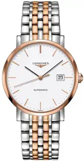 Longines Longines Elegant L4.910.5.12.7 39mm Stainless steel White