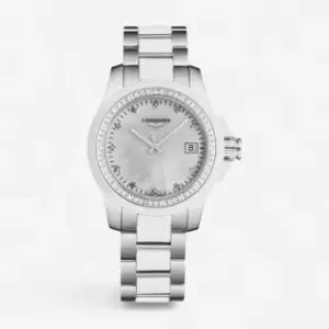 Longines Longines Conquest L3.281.0.87.7 35mm Ceramic and Stainless steel White