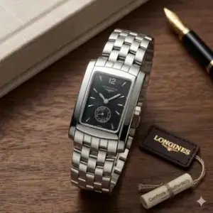 Longines Longines DolceVita L5.155.4.76.6 20mm Stainless steel Black