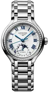 Longines Longines PrimaLuna L81260716/L8.126.0.71.6 34mm Stainless steel Opaline Ivory