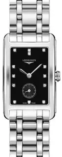 Longines Longines DolceVita L55124576 23mm Stainless steel Black