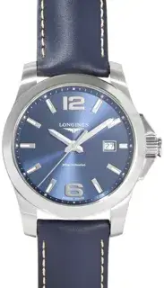 Longines Longines Conquest L3.759.4.96.0 40.5mm Stainless steel Blue