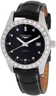 Longines Longines Conquest Classic L2.285.0.57.3 29.5mm Stainless steel Black