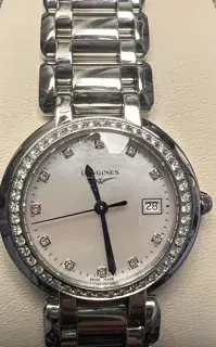Longines Longines PrimaLuna L8.112.0.87.6 30mm Stainless steel White