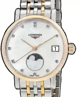 Longines Longines Elegant L4.330.5.87.7 30mm Stainless steel White