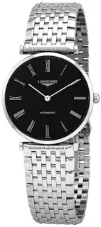 Longines Longines La Grande Classique L4.908.4.51.6 36mm Stainless steel Black