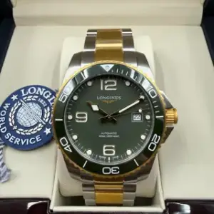 Longines Longines HydroConquest L3.781.3.06.7 41mm Stainless steel Green