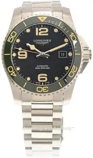 Longines Longines HydroConquest L3.781.4.05.6 41mm Stainless steel Black